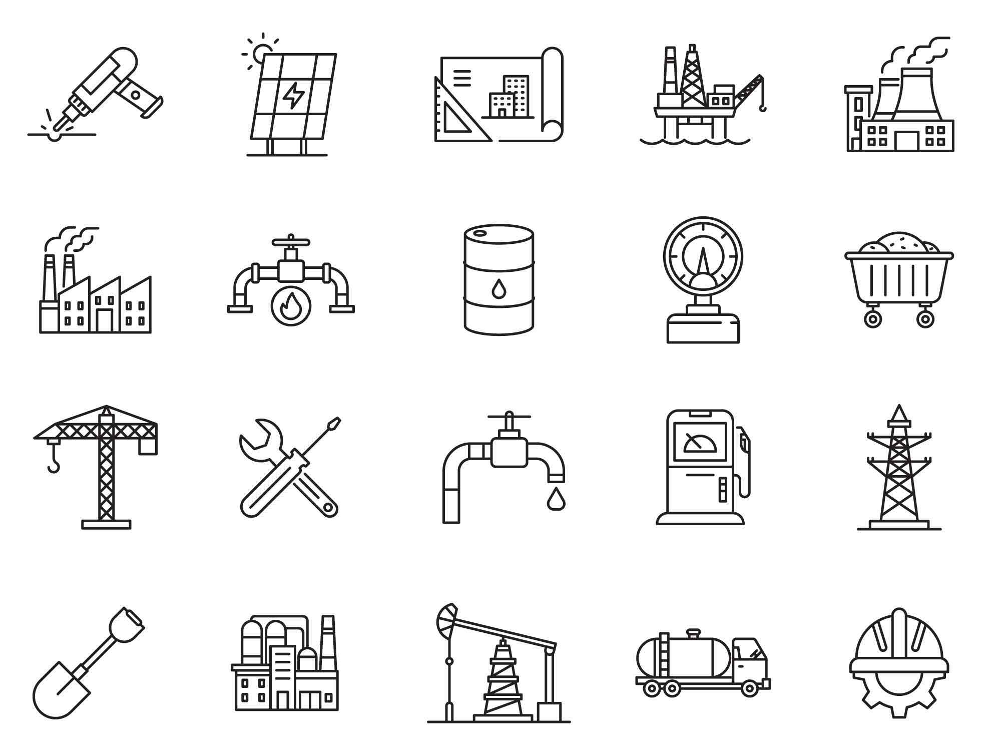 20 Free Industry Icons