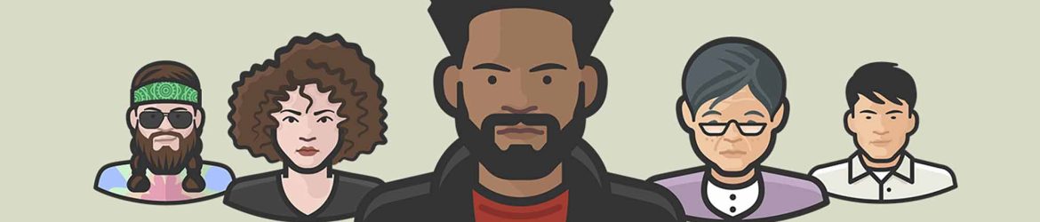 30 Free Diversity Avatars Vector Icons (AI)