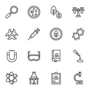 32 Biochemistry Icons