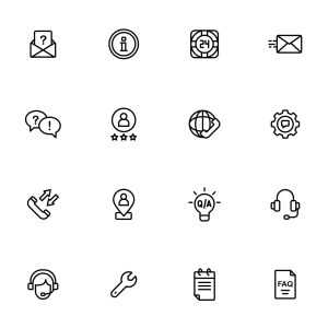 32 Call Center Icons