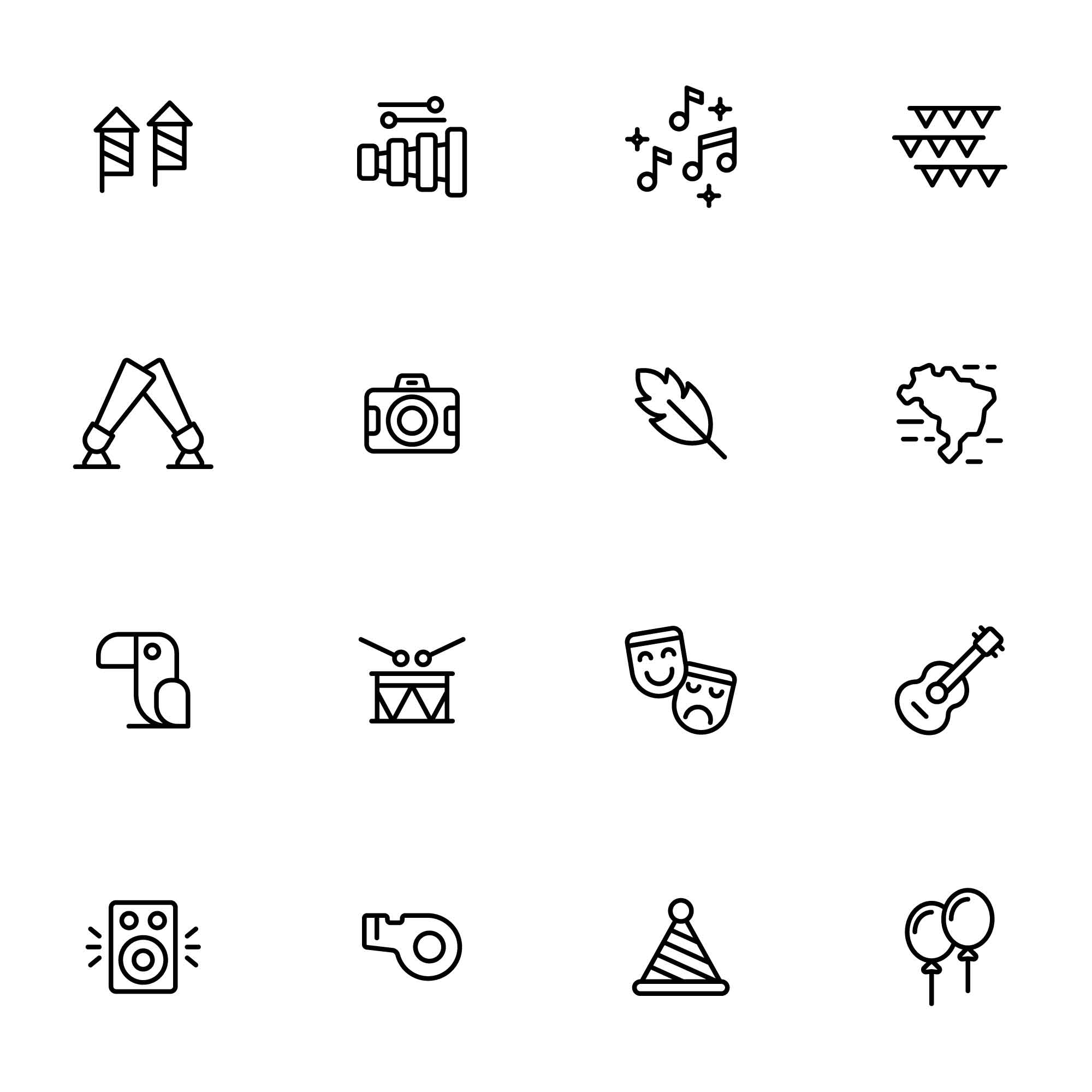 32 Carnival Icons