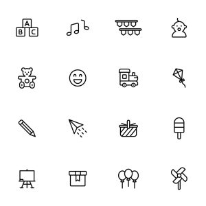 32 Children's Day Icons