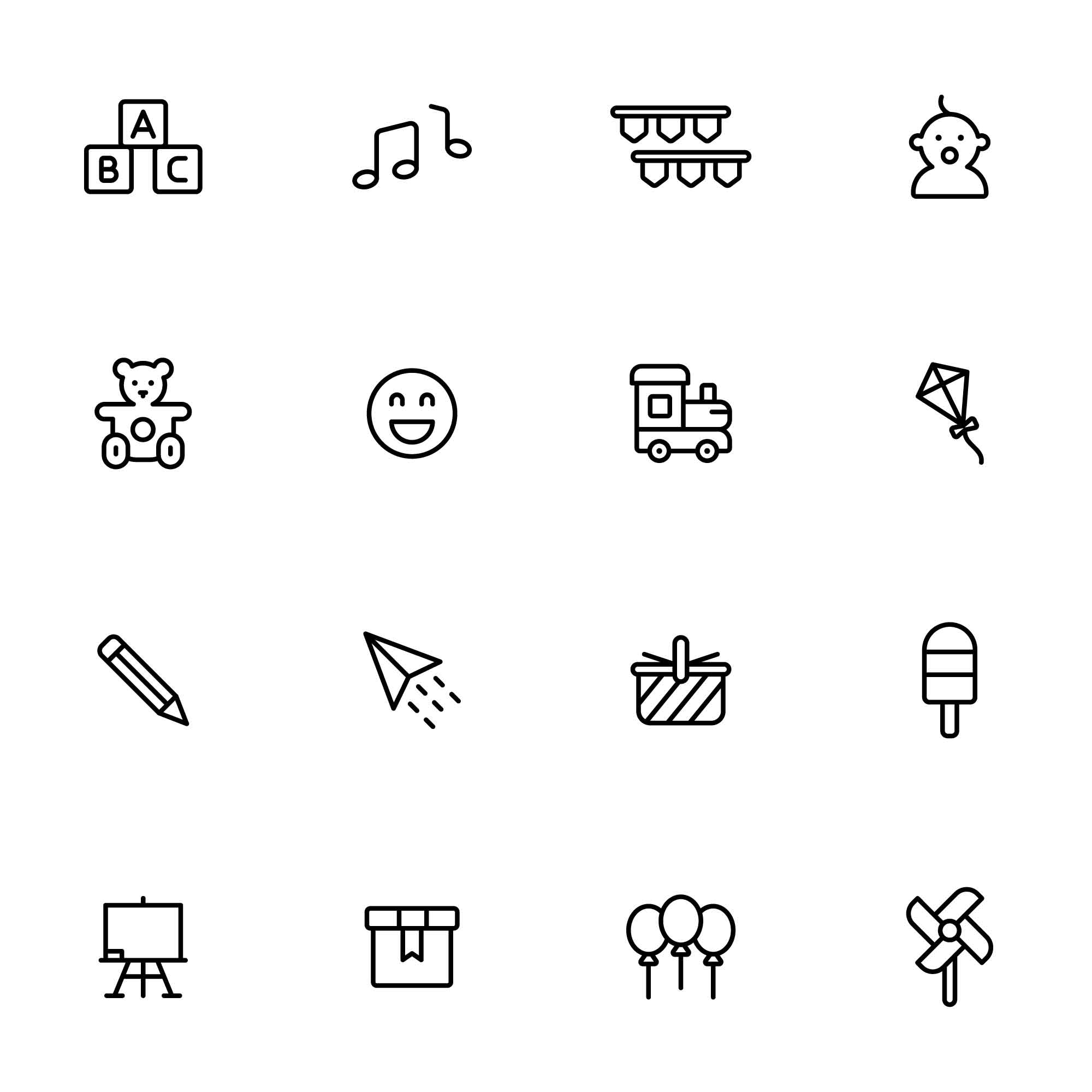 32 Children's Day Icons