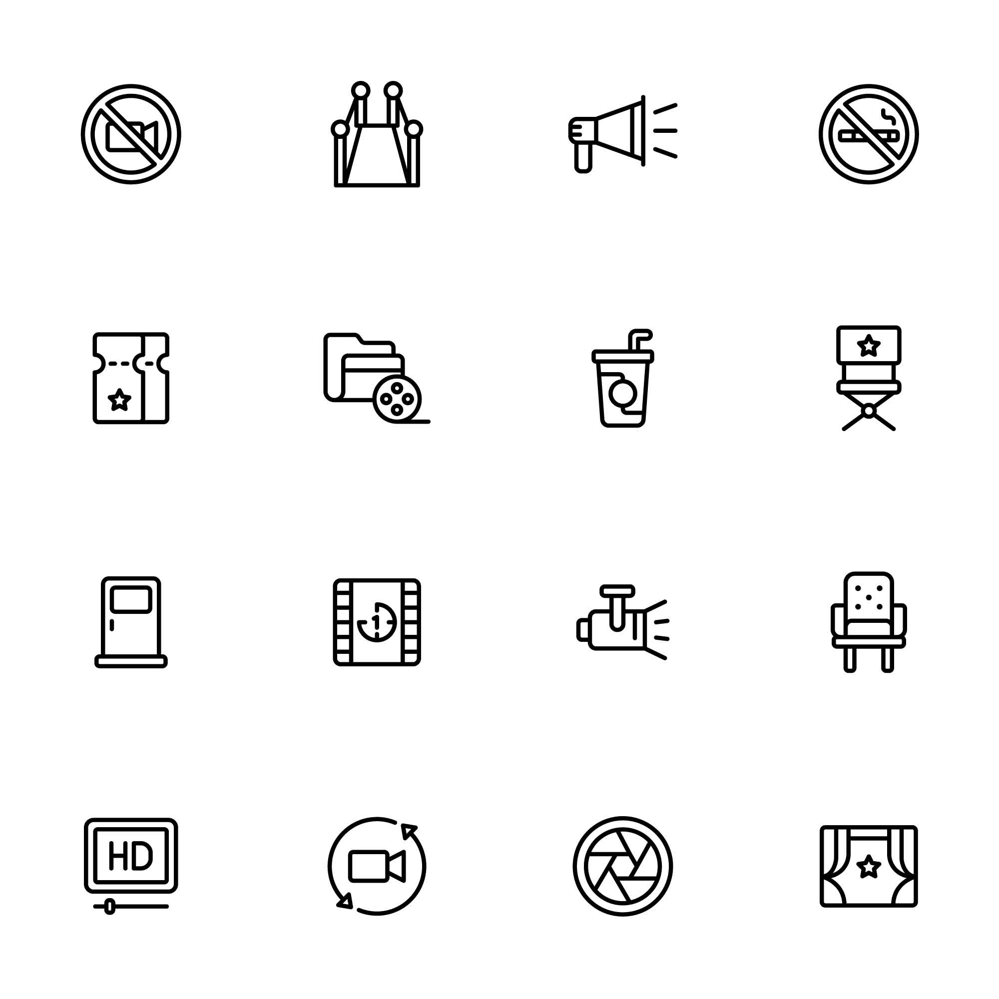 32 Cinema Icons