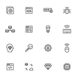 32 Computer Programming Icons