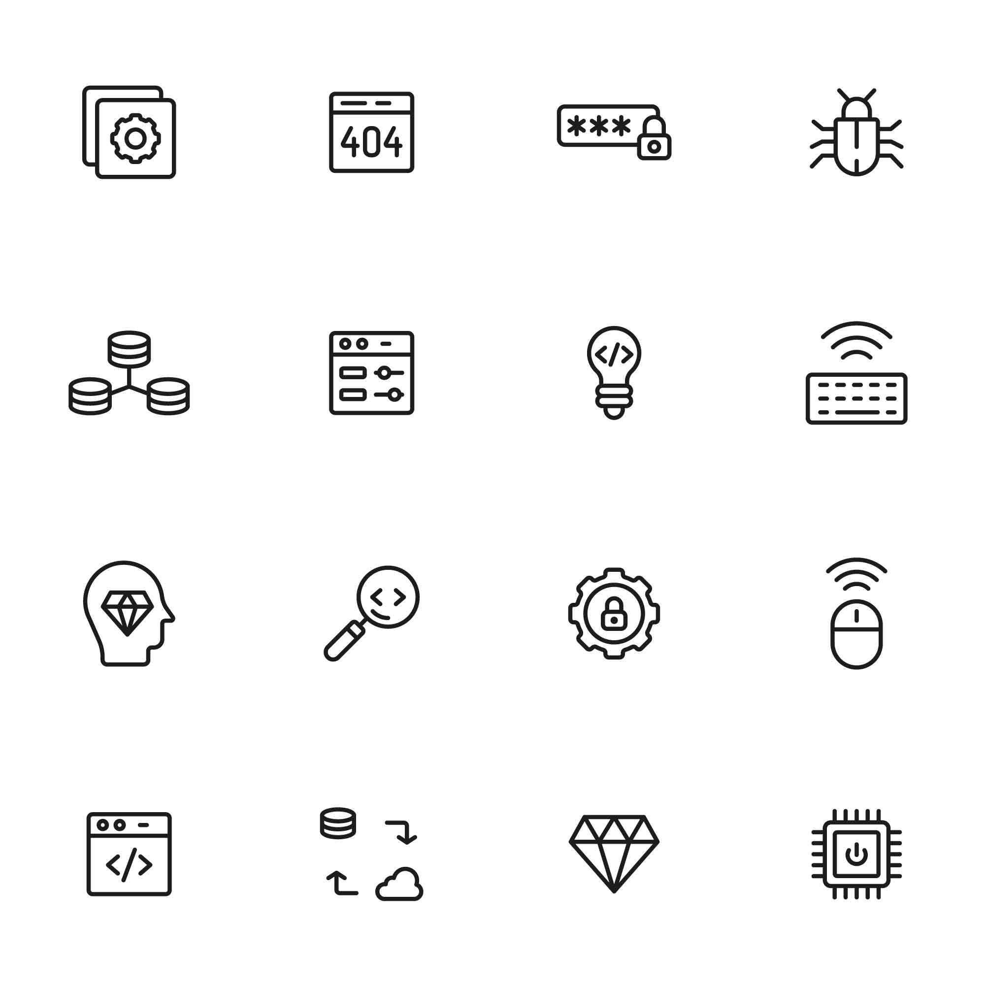 32 Computer Programming Icons