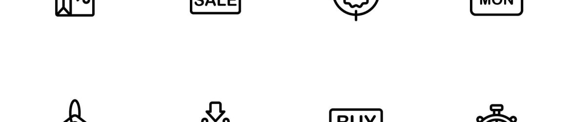 32 Cyber Monday Icons