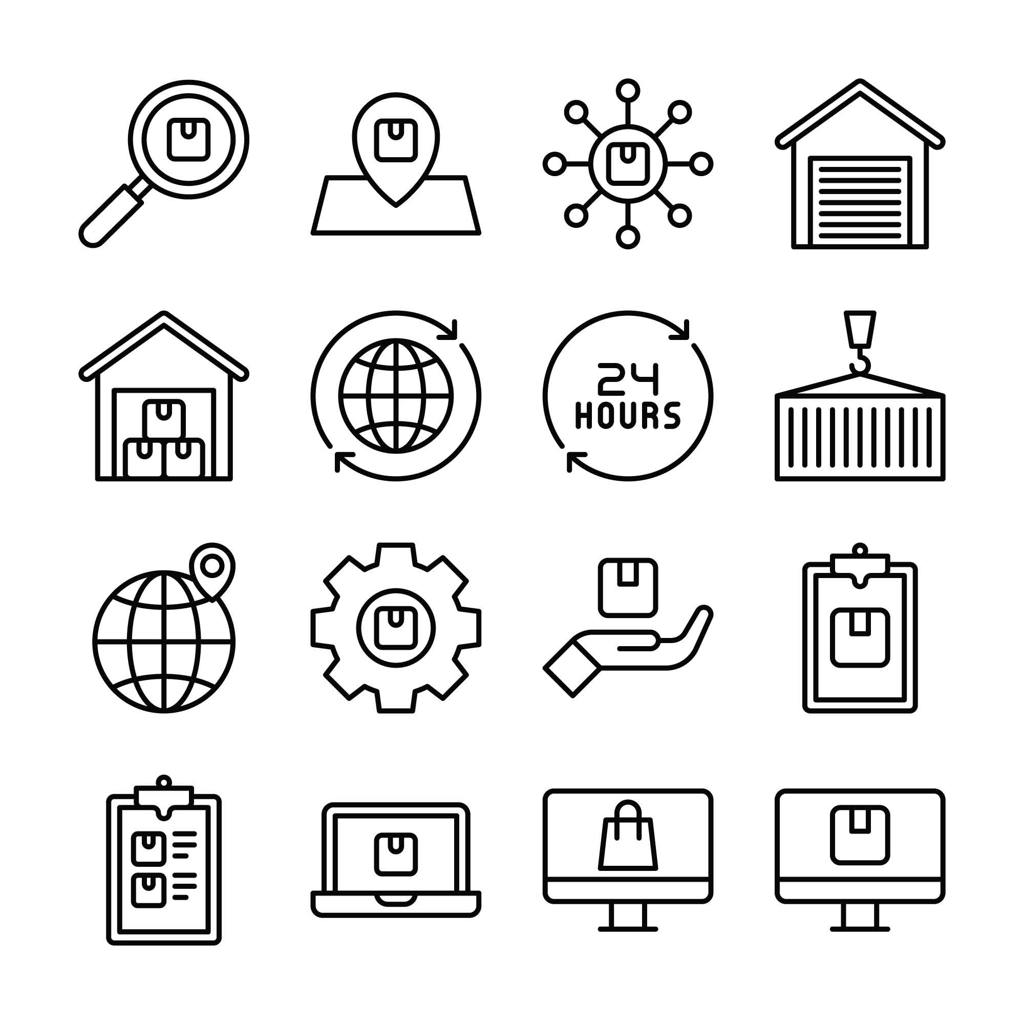 32 Delivery Service Icons