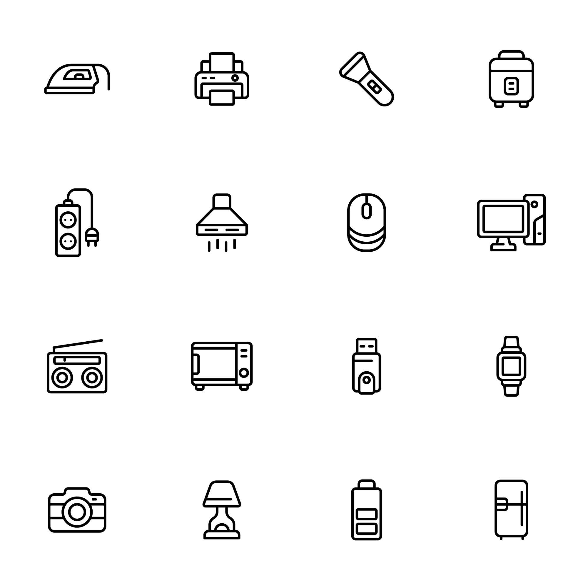 32 Electronic Devices Icons