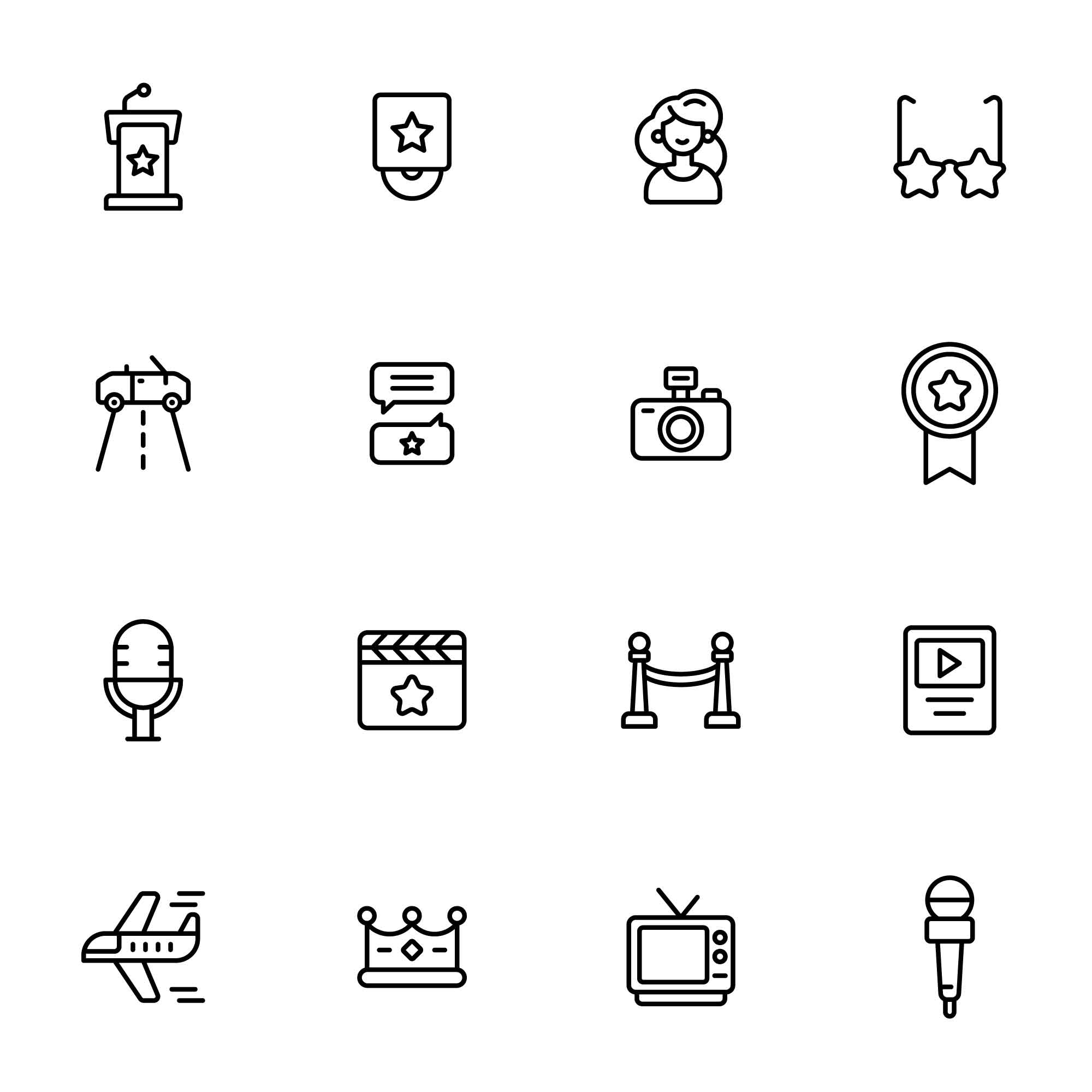 32 Fame Icons