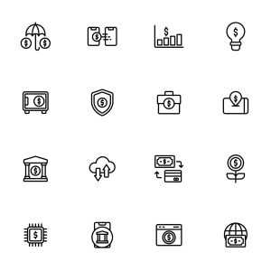 32 FinTech Icons