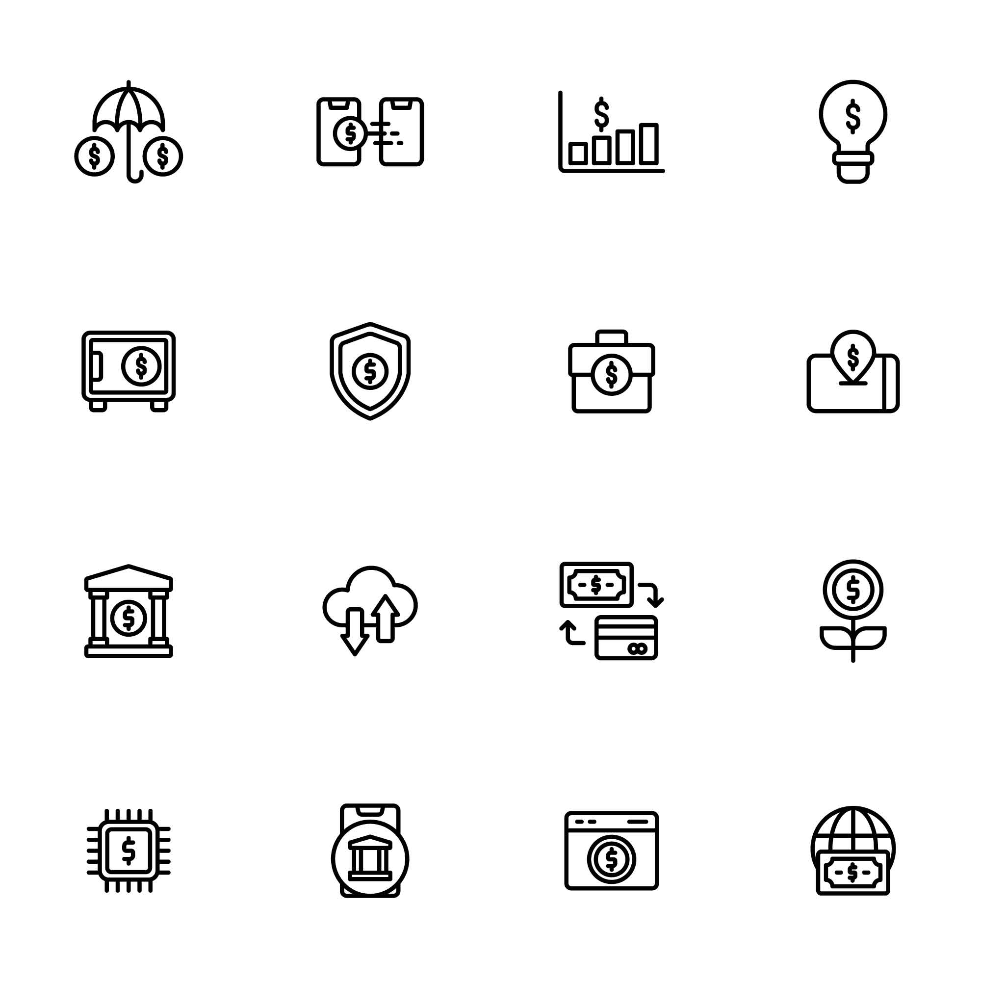 32 FinTech Icons