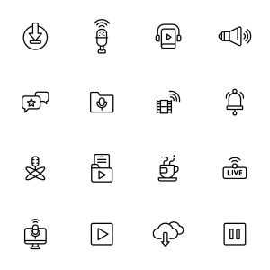 32 Free Podcast Icons