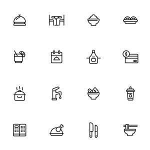 32 Free Restaurant Icons