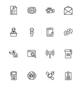 32 Journalist Icons