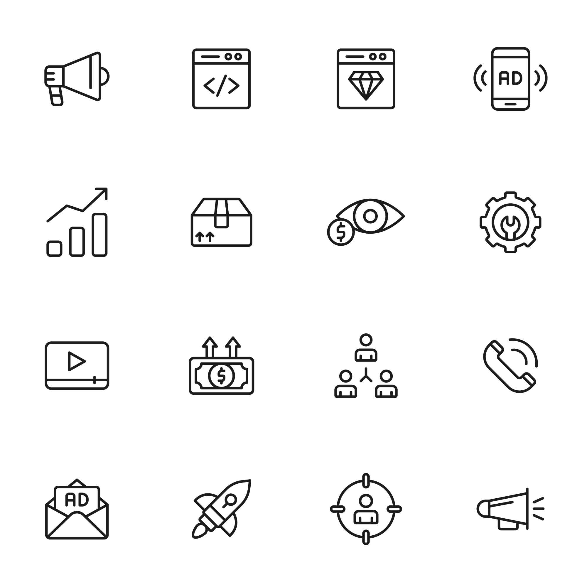 32 Marketing Icons