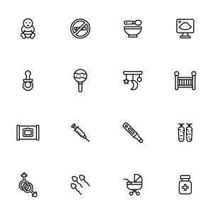 32 Maternity Icons