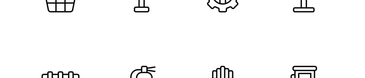 32 Motorway Service Icons