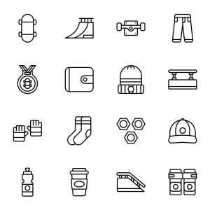 32 Skate Icons