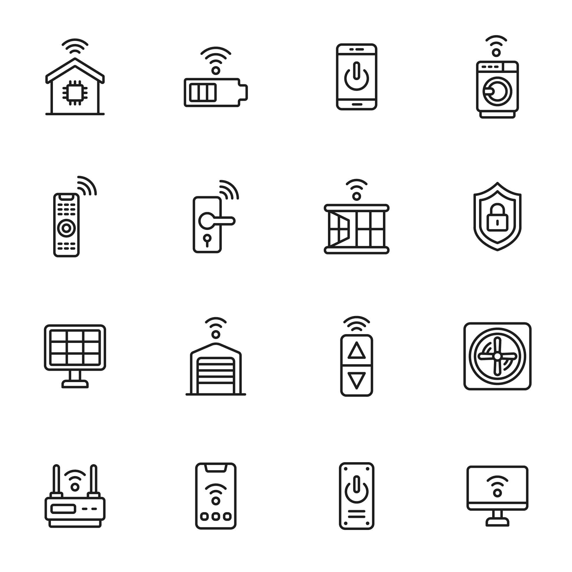 32 Smart Home Icons
