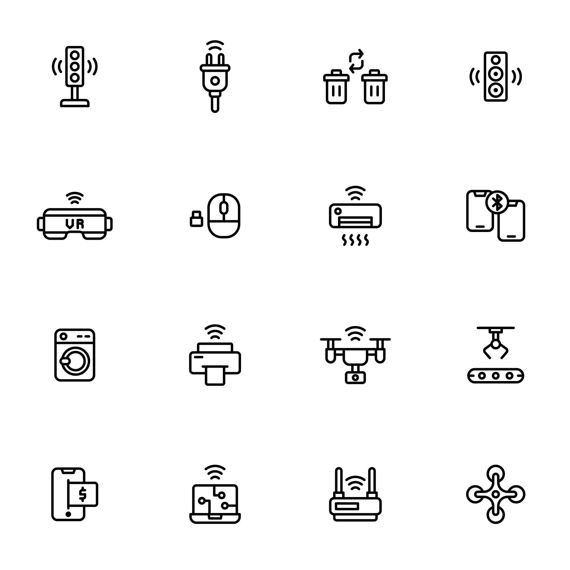 32 Smart Technology Icons