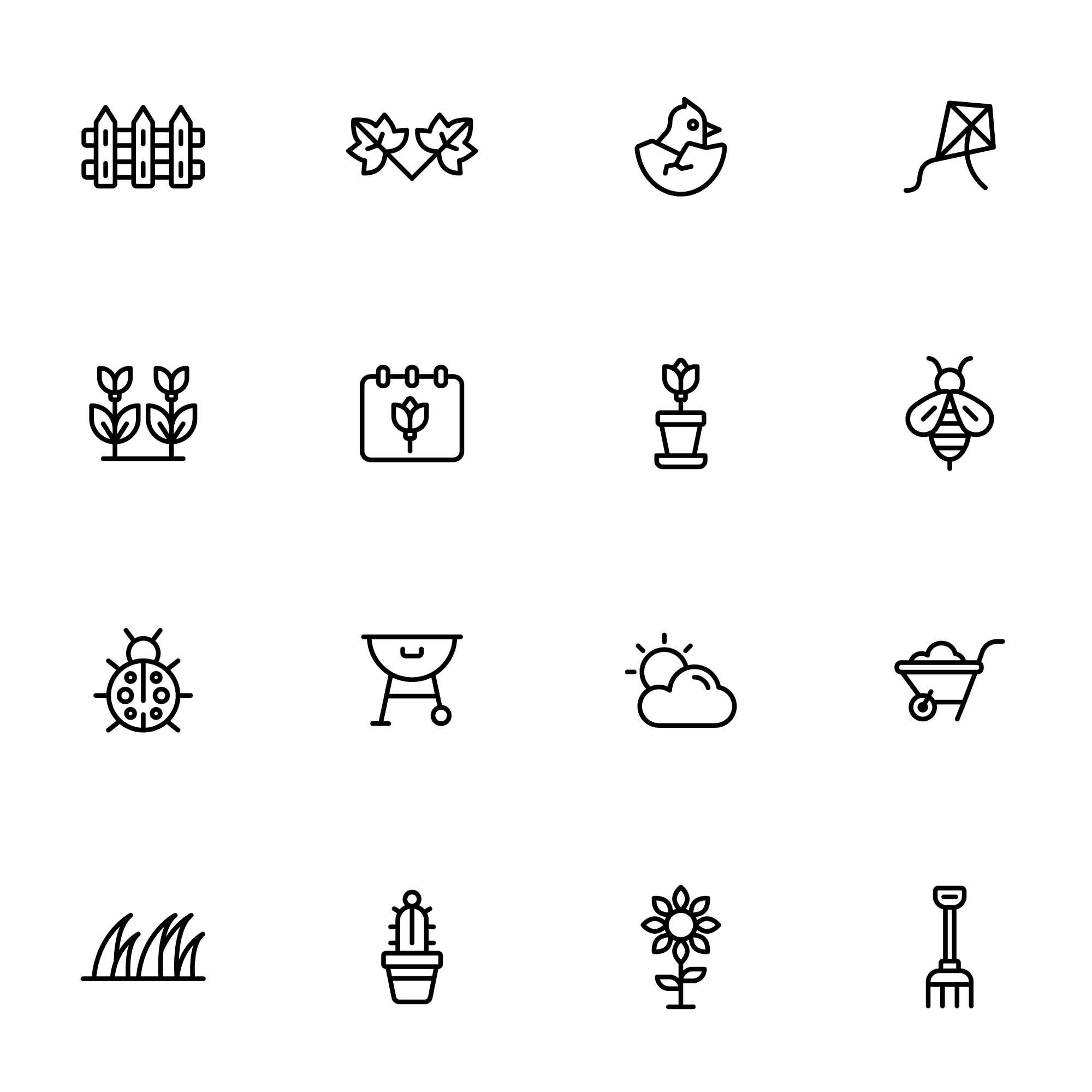 32 Spring Icons