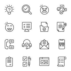 32 Survey Icons