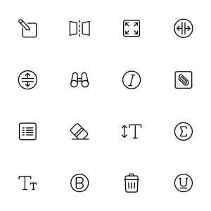 32 Text Editor Icons