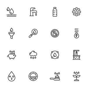 32 Water Icons