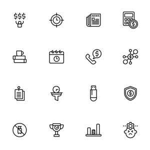 32 Workaholic Icons
