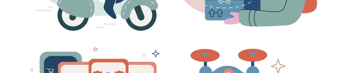 4 Delivery Illustrations