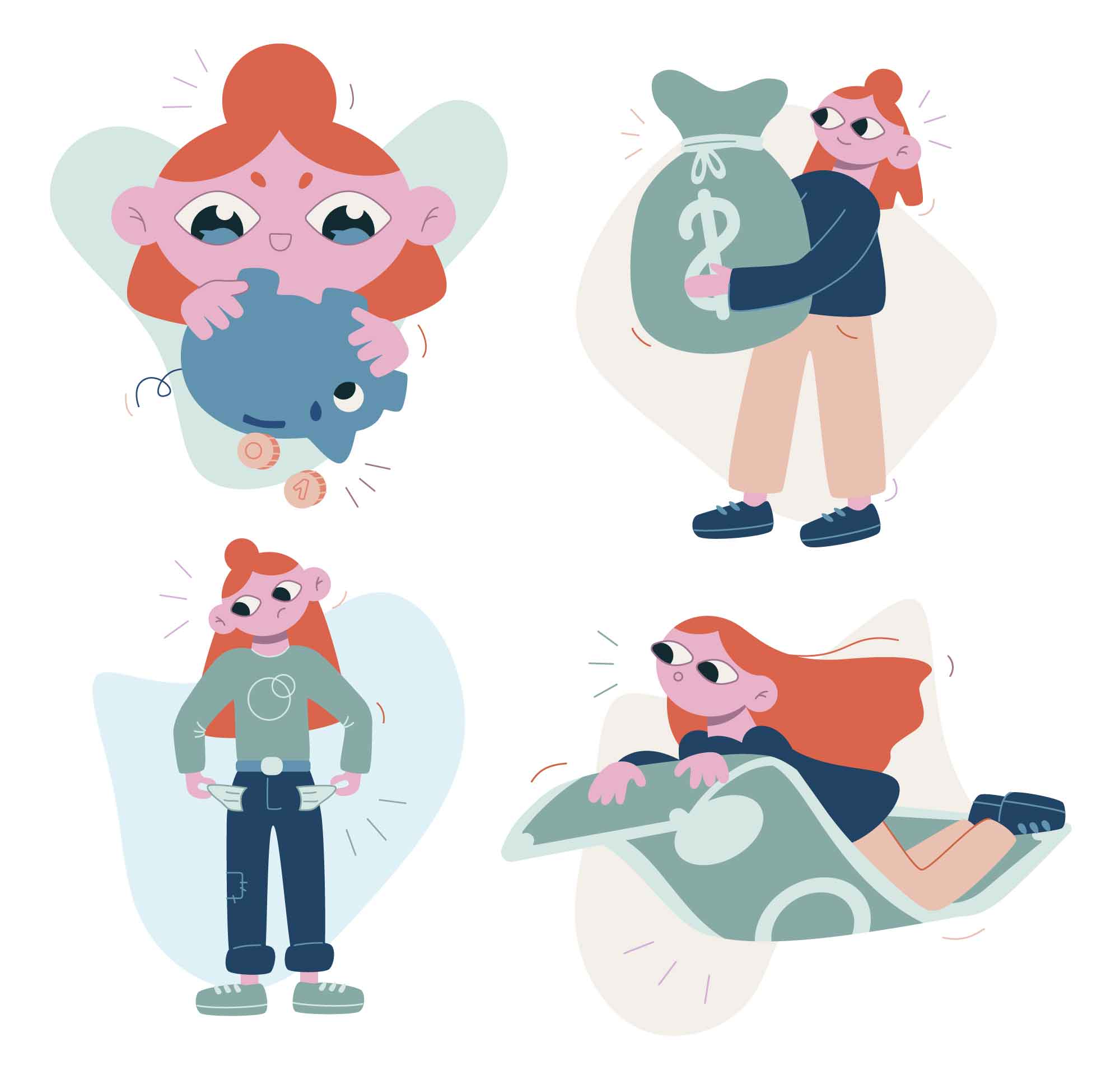 4 Finance Illustrations