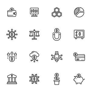 48 Cryptocurrency Icons