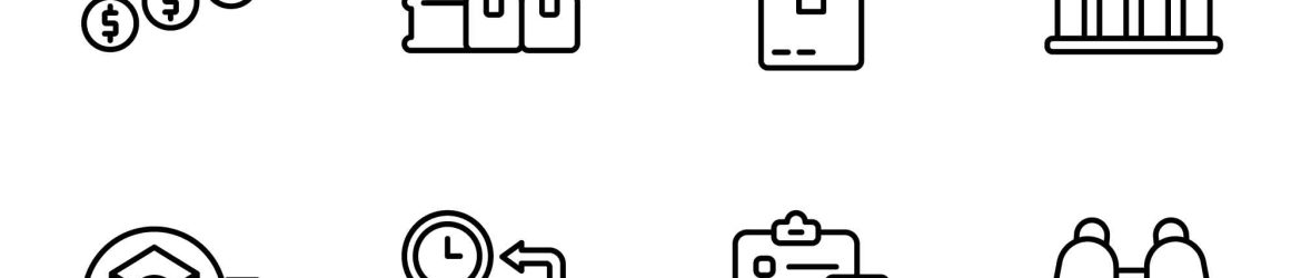 48 Supply Chain Icons