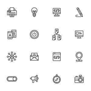 48 User Experience Icons