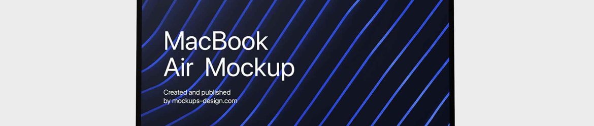 5 Free MacBook Air Mockups