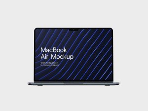 5 Free MacBook Air Mockups