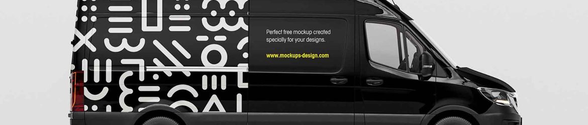 5 Sides Van Mockup 5 Sides Van Mockup