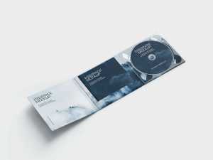 6 Panel Digipack Mockup