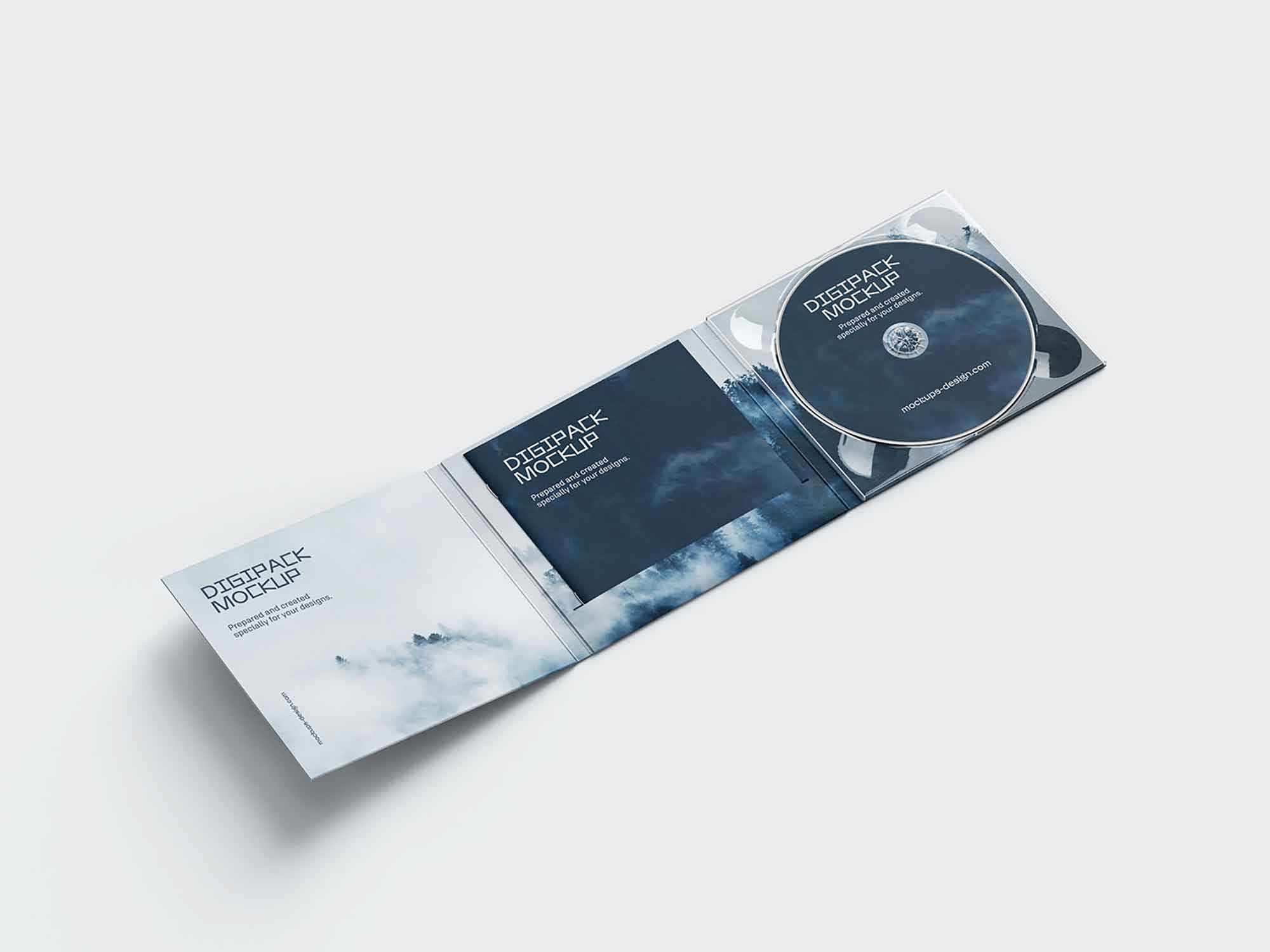 6 Panel Digipack Mockup