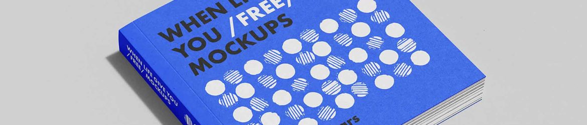 7 Softcover Square Book Mockups