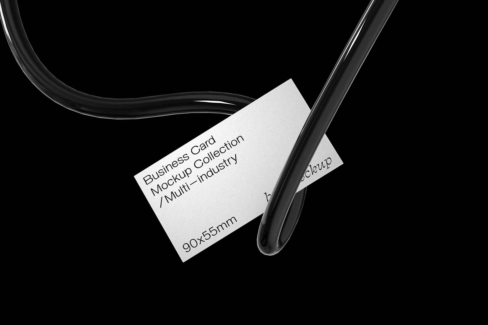 Abstract Business Card Mockup