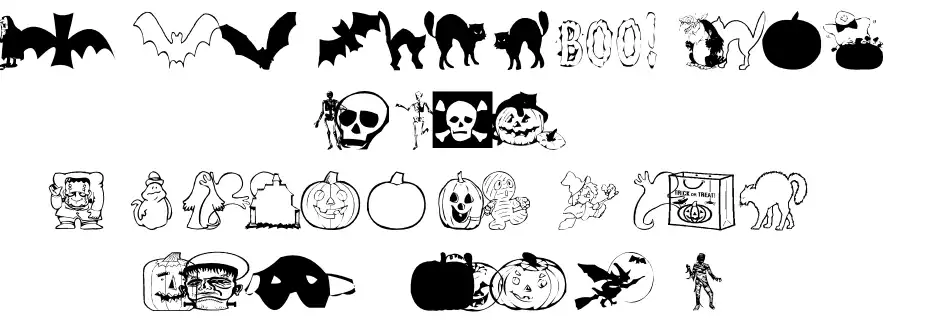 AEZ Halloween Dingbats