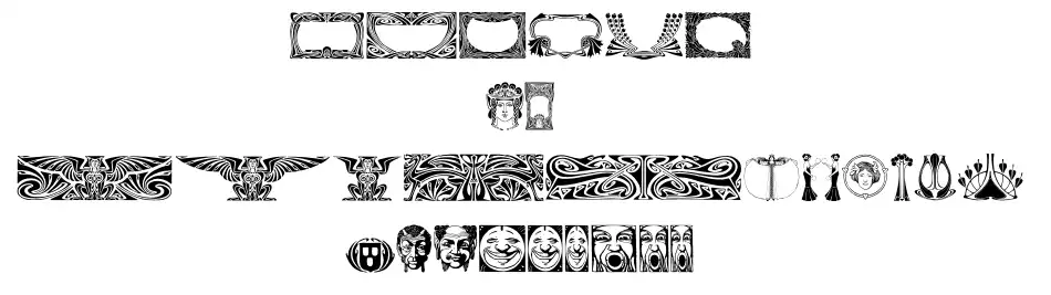Art Noveau Headers