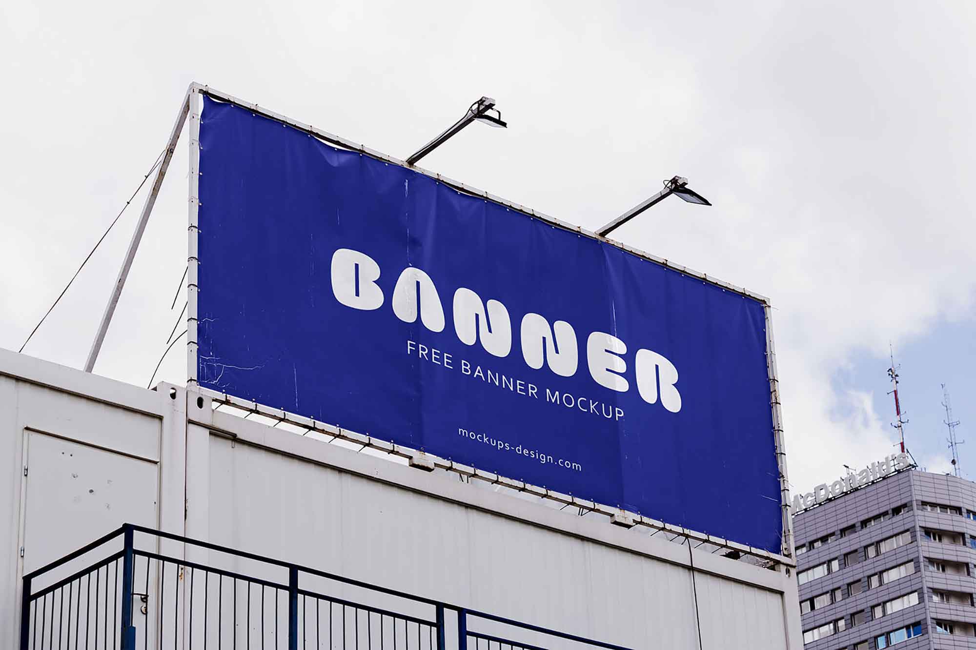 Banner on Building Mockup