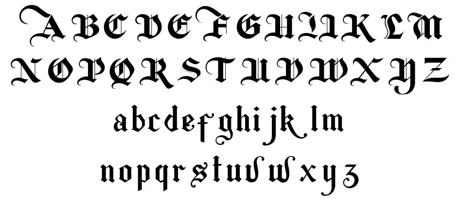Berkahi Blackletter