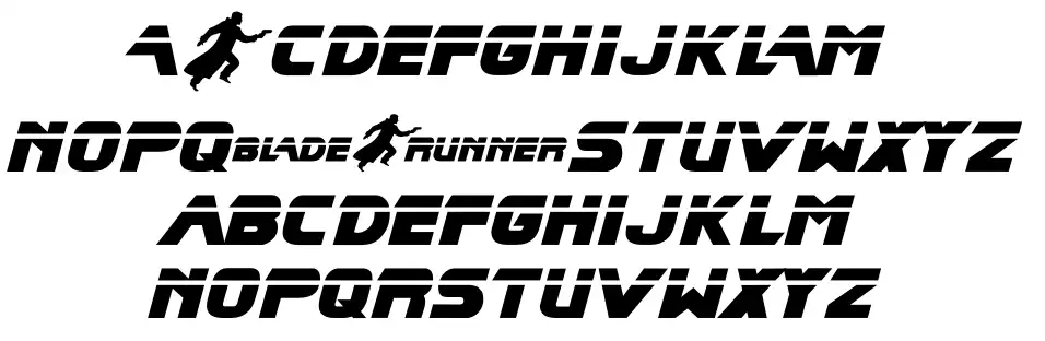 Blade Runner Movie Font
