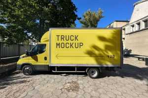 Box Truck Mockup