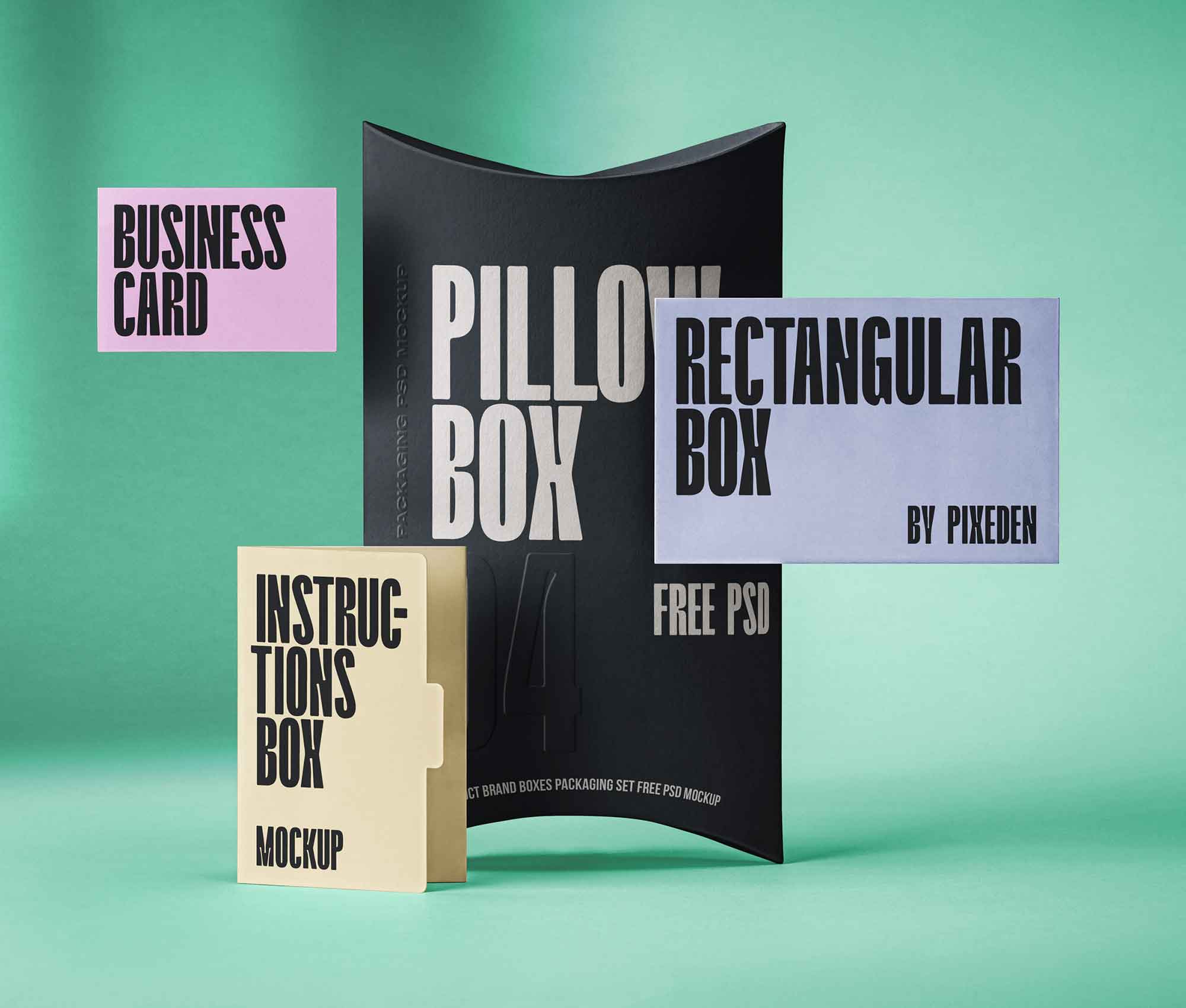 Boxes Packaging Branding Mockup