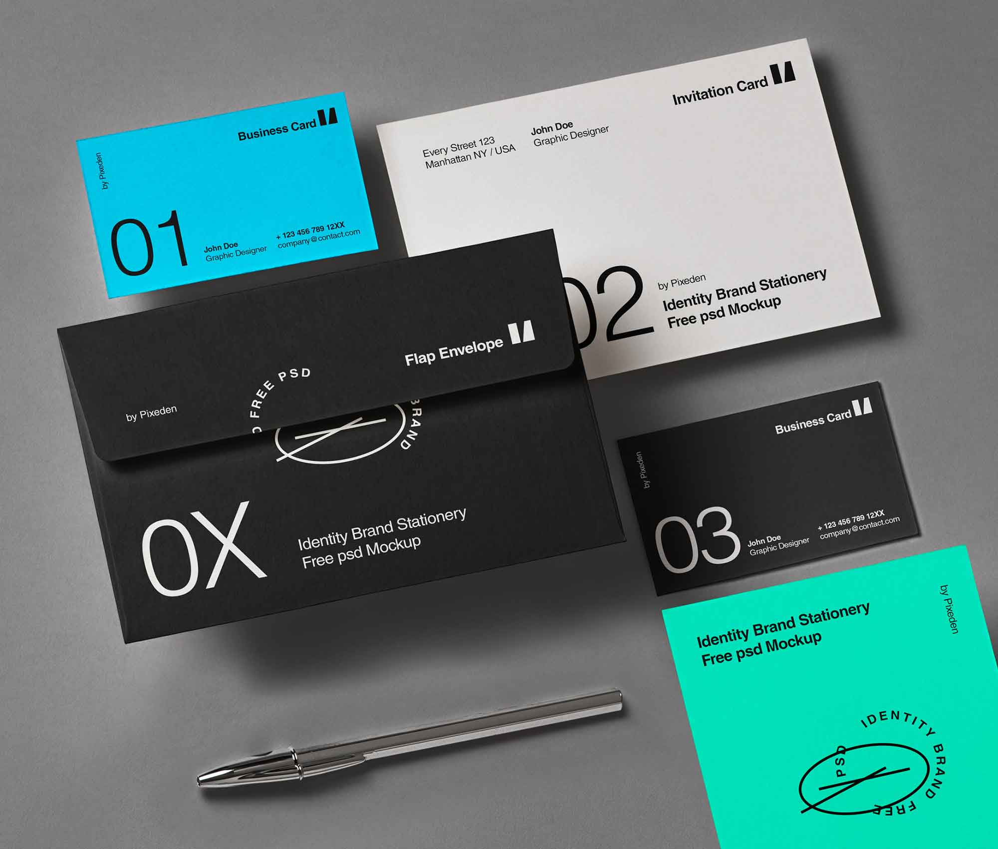 Brand Identity Stationery Mockup